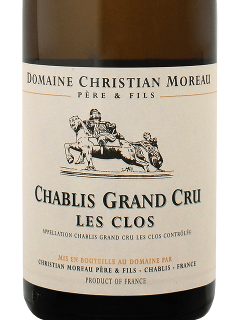 Domaine Christian Moreau Pere & Fils, Chablis Grand Cru, Les Clos