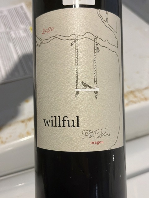 Willful, Red Wine Blend, Oregon