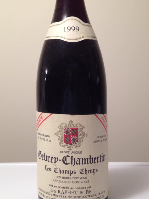 Gerard Raphet, Gevrey-Chambertin, Champs-Chenys Vieilles Vignes
