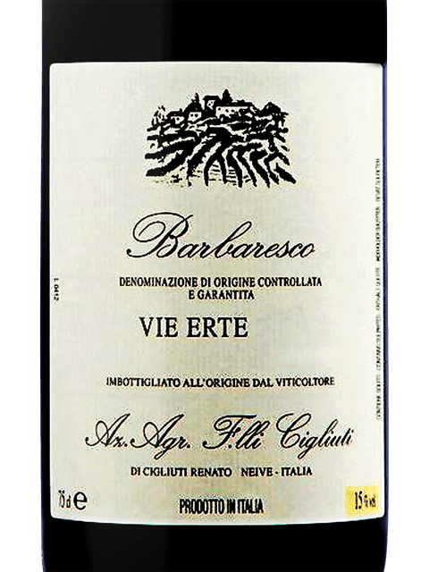 Cigliuti, Barbaresco, Vie Erte