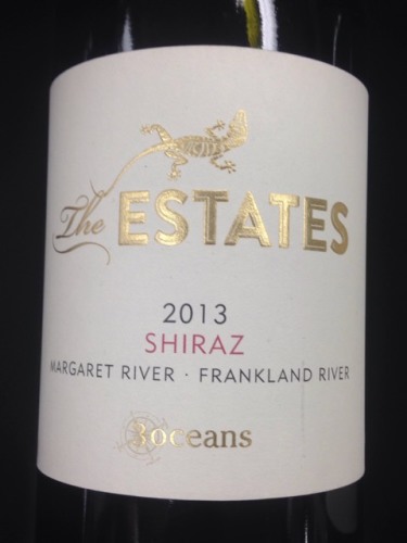 3 Oceans, The Estates Shiraz, Margaret River