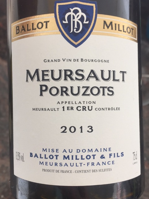 Ballot Millot, Meursault Premier Cru, Perrieres