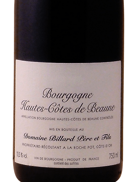 Domaine Billard Pere et Fils, Bourgogne, Hautes Cotes de Beaune