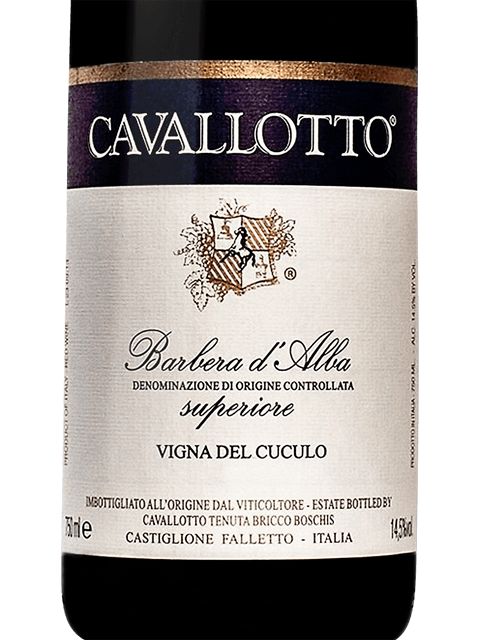 Cavallotto, Barbera d'Alba, Superiore Vigna Cuculo