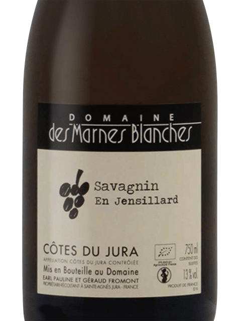 Domaine des Marnes Blanches, Cotes du Jura, Savagnin En Jensillard