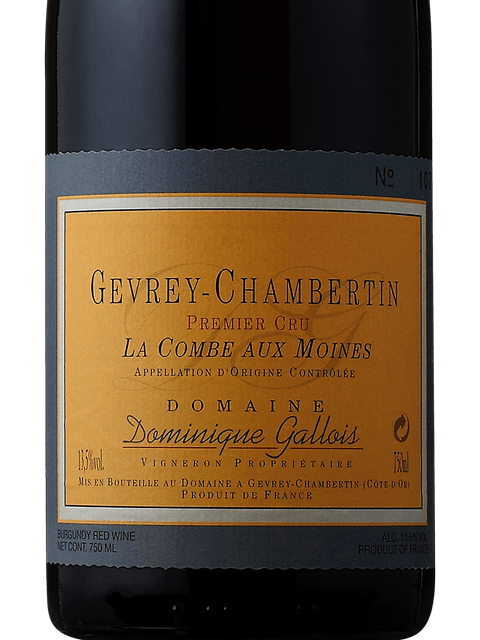 Dominique Laurent, Gevrey-Chambertin Premier Cru, Combe au Moine