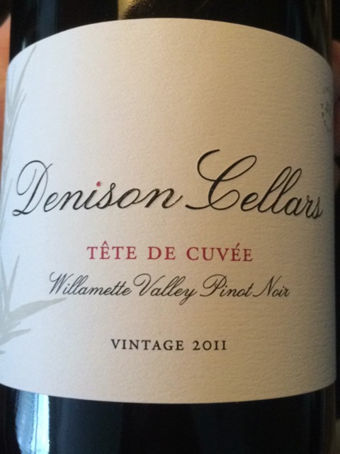 Denison Cellars, Tete de Cuvee Pinot Noir, Willamette Valley