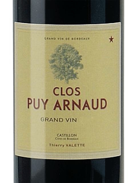 Clos Puy Arnaud, Cuvee Les Ormeaux, Castillon-Cotes de Bordeaux