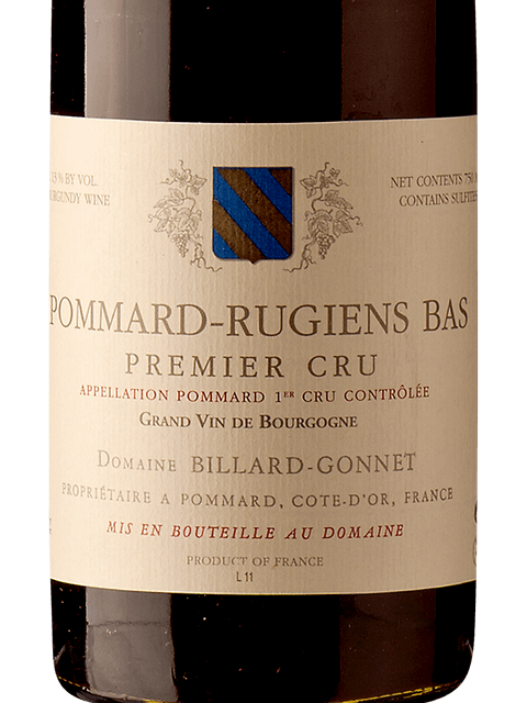 Domaine Billard Gonnet, Pommard Premier Cru, Les Charmots