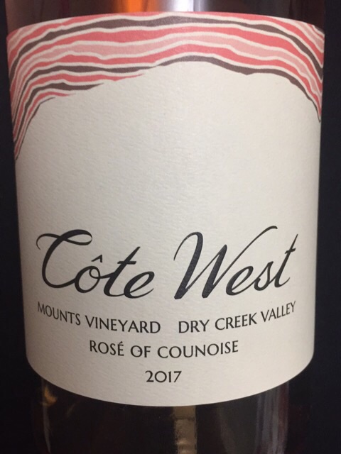 Cote West, Mounts Vineyard Counoise, Dry Creek Valley