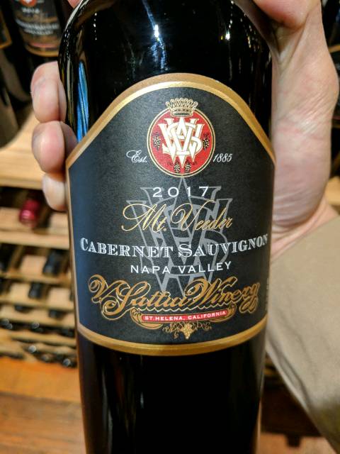 V. Sattui Winery, Cabernet Sauvignon, Mt. Veeder