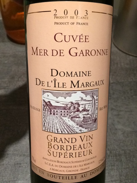 Domaine de l'Ile Margaux, Bordeaux Superieur
