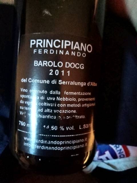 Ferdinando Principiano, Barolo, Ravera