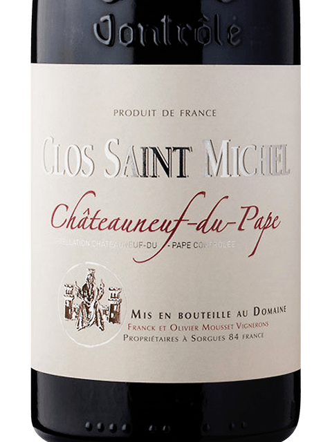 Clos Saint Michel, Cuvee Reservee, Chateauneuf-du-Pape Rhone