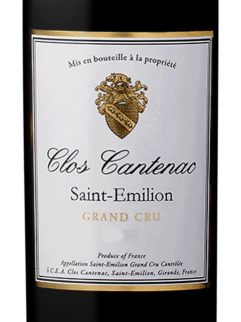 Chateau Cantenac, Saint-Emilion Grand Cru