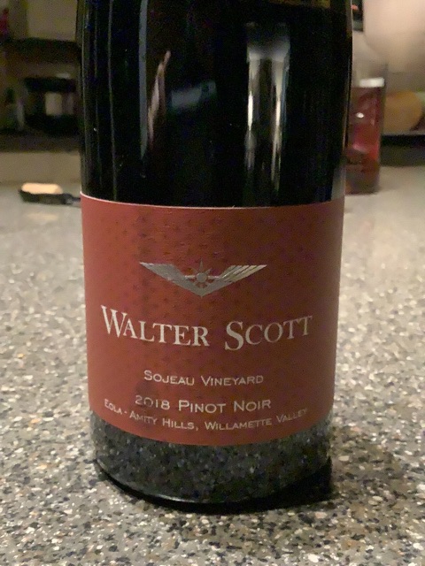 Walter Scott, Sojeau Vineyard Pinot Noir, Eola-Amity Hills