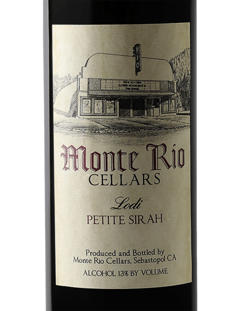 Monte Rio Cellars, Syrah, North Coast