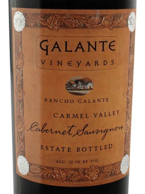 Galante Vineyards, Legacy Cabernet Sauvignon, Carmel Valley