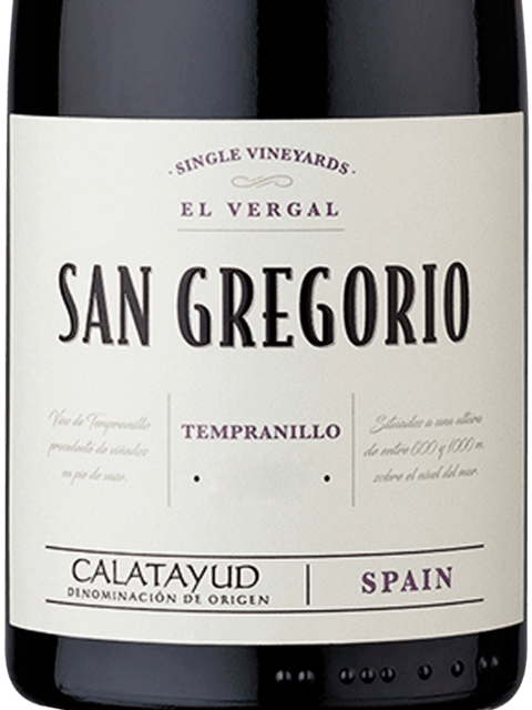 San Gregorio, El Vergal Single Vineyards Tempranillo, Calatayud